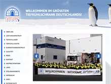 Tablet Screenshot of klm-logistik.de